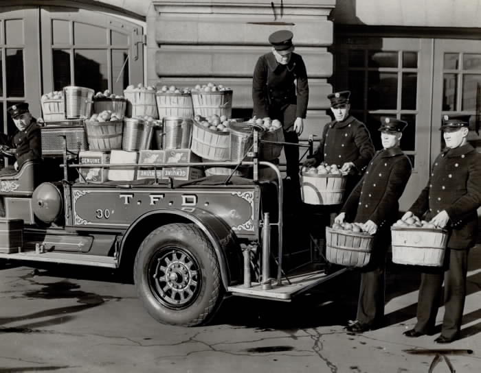 Vintage Fire Truck Photographs