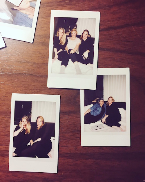 Polaroids from a set with some friends.