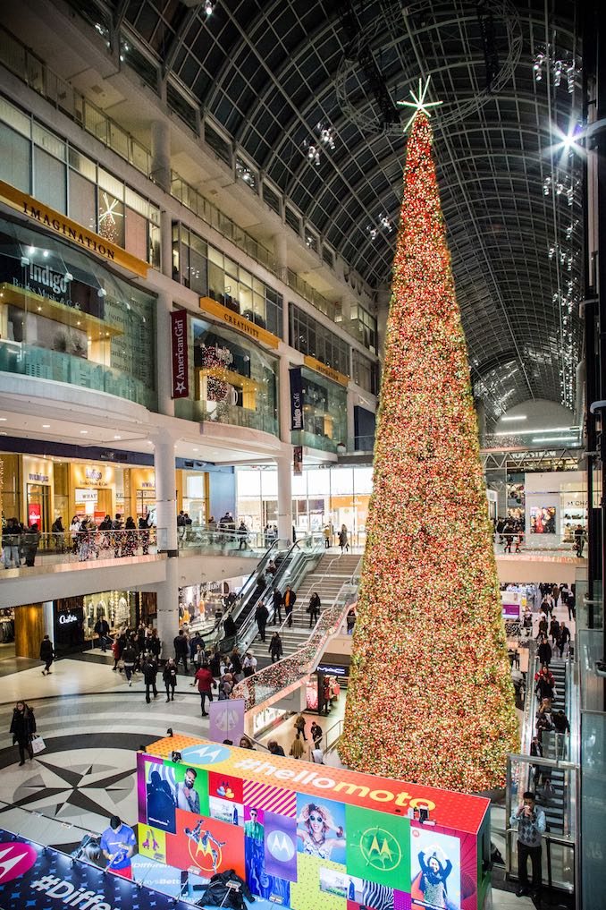 Eaton Centre Christmas Tree 2016