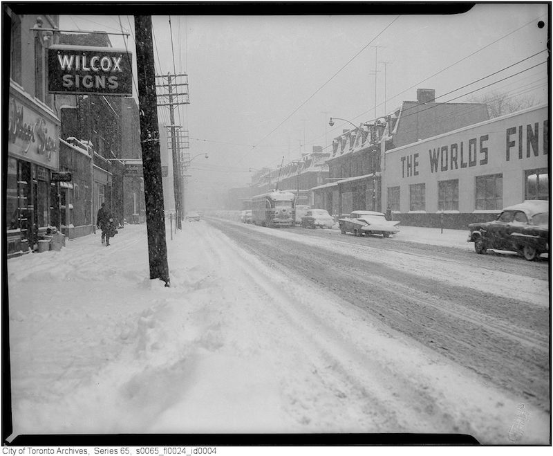 1961 - jan 26 - King Street West at John Street