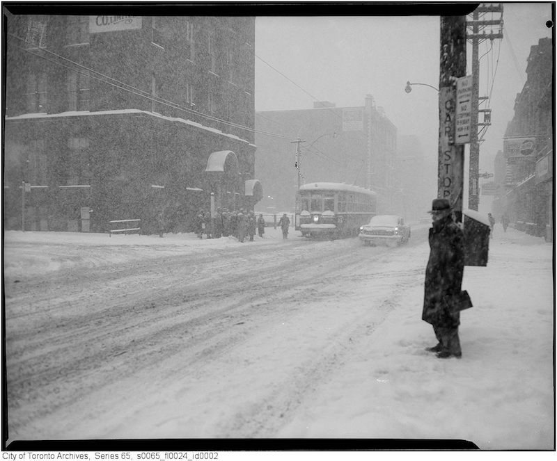 1961 - jan 26 - King Street West at John Street