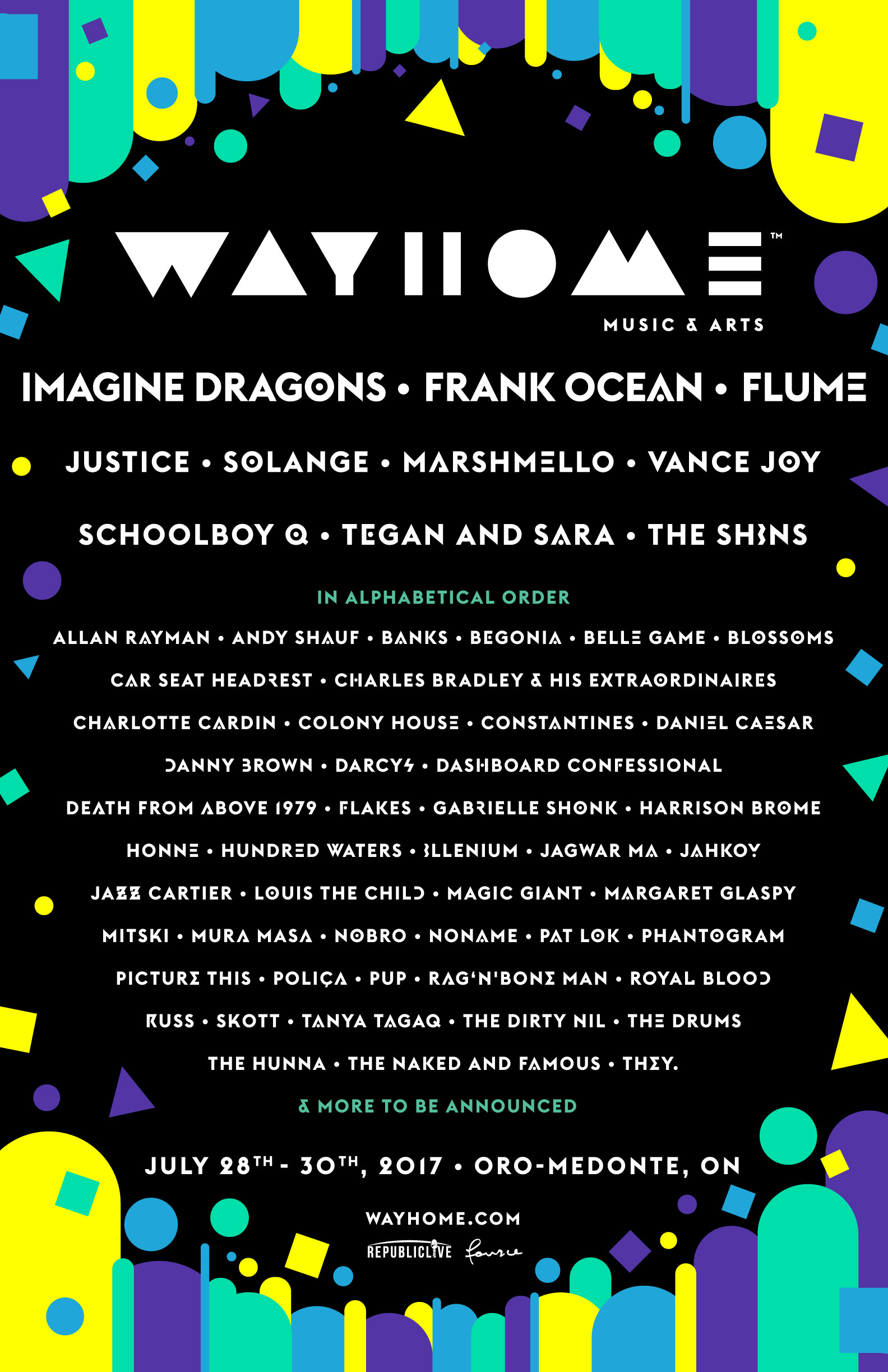 Wayhome Lineup