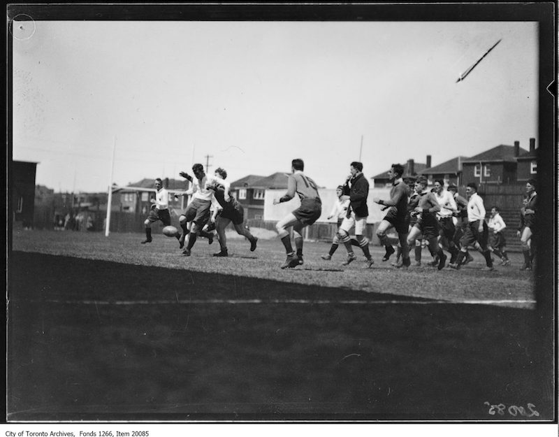 1930 - English rugby, action