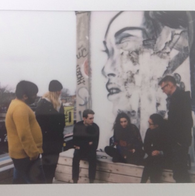 Aaron Moore with friends Sean, Cody, Alexia, Jamie nad Nick on the roof of Studio223a