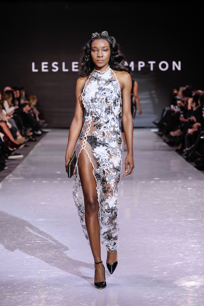 Lesley Hampton Fall/Winter 2017 Collections Scream Red Carpet Glam