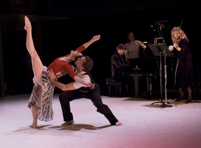 This is me with dance partner Graham McKelvie in a work by James Kudelka called Fifteen Heterosexual Duets.