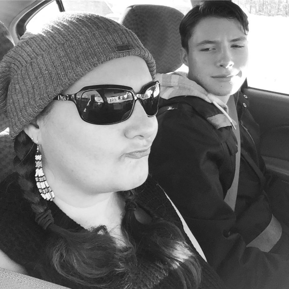 personal time - driving around North Bay with my youngest son