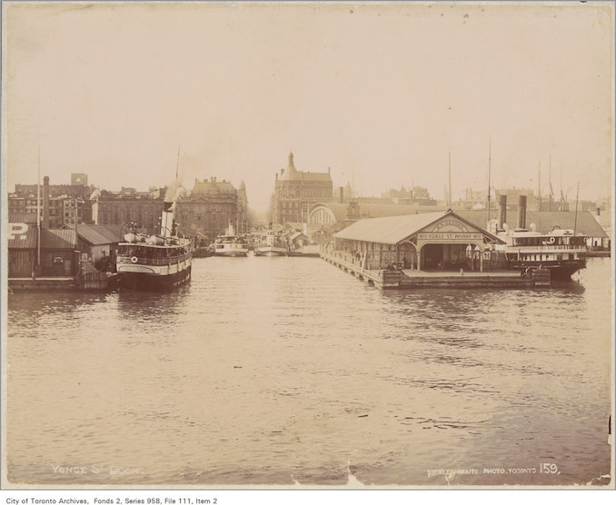 1890 - Yonge Street Wharf, Toronto