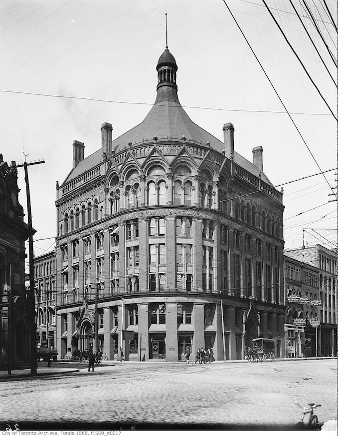 1900 - Board of Trade building north-east corner of Yonge Street and Front Street