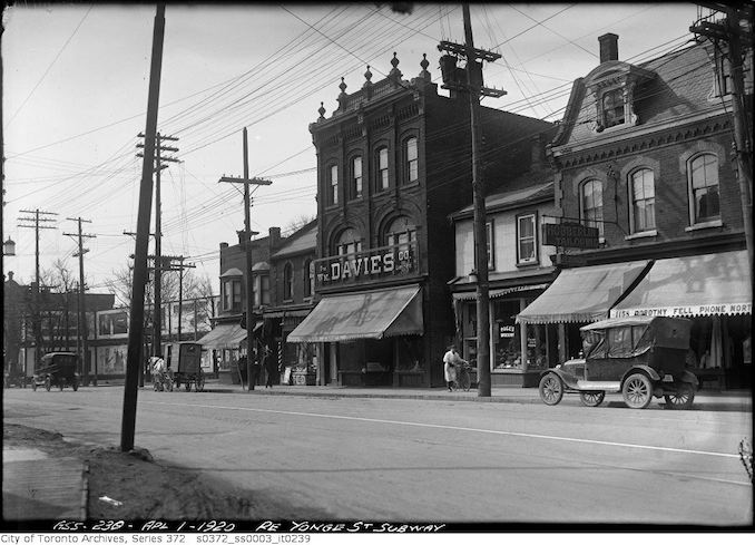 1920 - April 1 - Re Yonge Street Subway