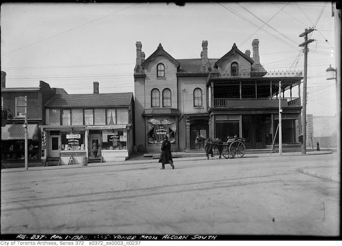 1920 - Re Yonge Street Subway