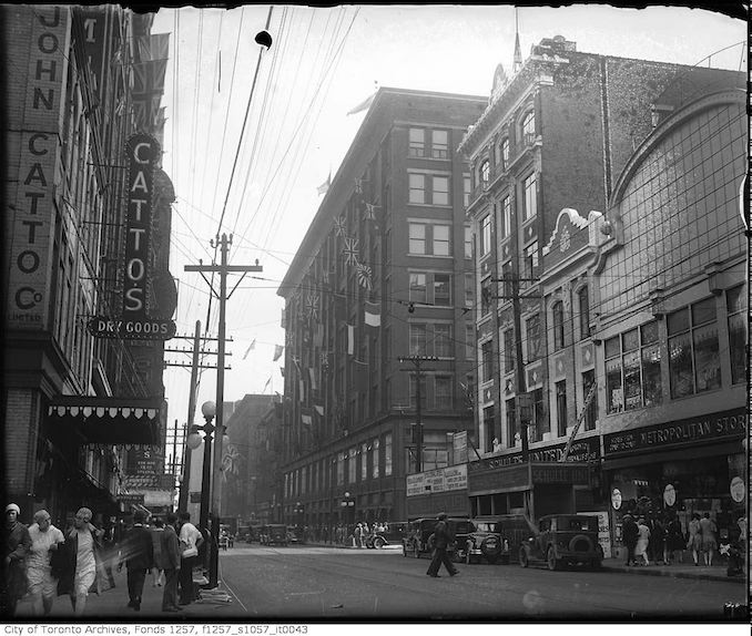 1930 - Yonge Street and Shuter Street