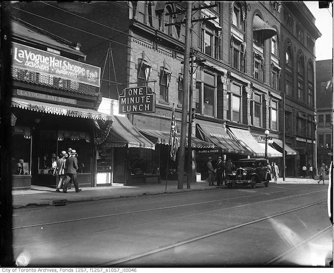 1930 - Yonge Street near Shuter Street copy