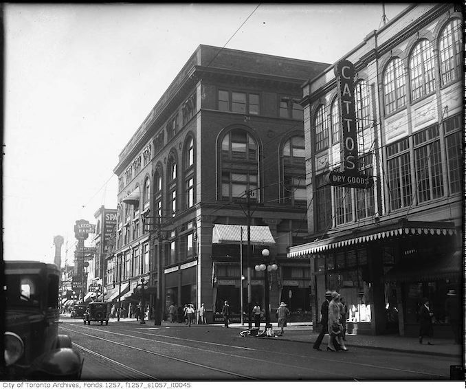 1930 - Yonge Street near Shuter Street