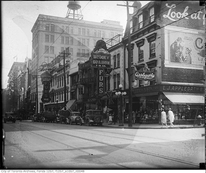 1930 - Yonge Street near Trinity Square