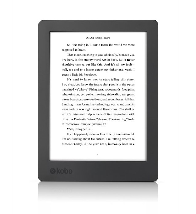 kobo aura h2o light