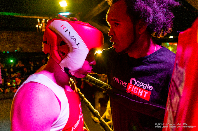 Boxing match to fight end cancer