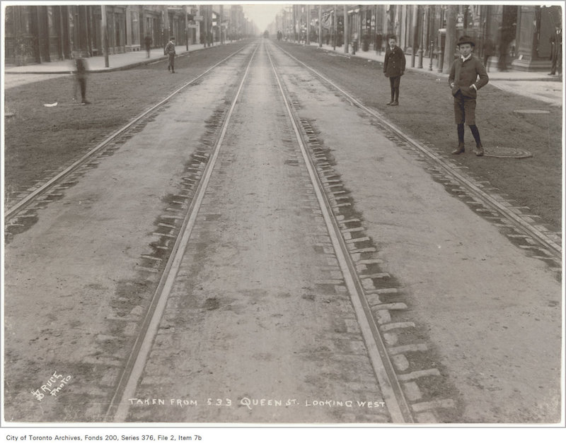 1890? - Taken from #533 Queen Street looking west