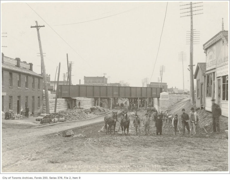 Vintage Queen Street Photographs from Toronto, Canada