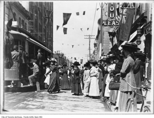 Vintage Queen Street Photographs from Toronto, Canada