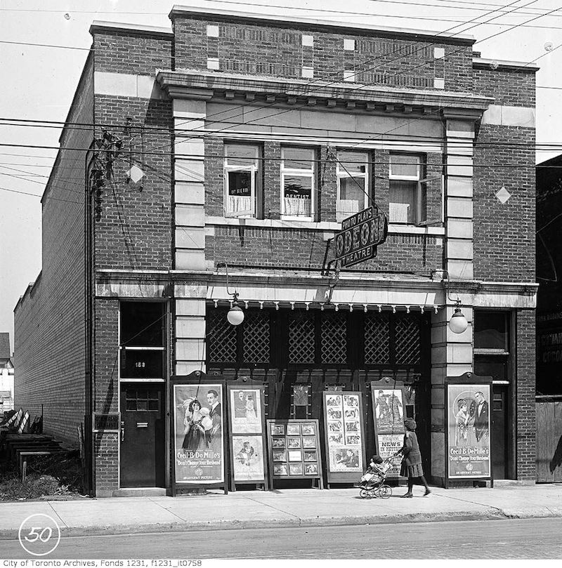 1919 - Odeon Theatre, No. 1558 Queen Street West