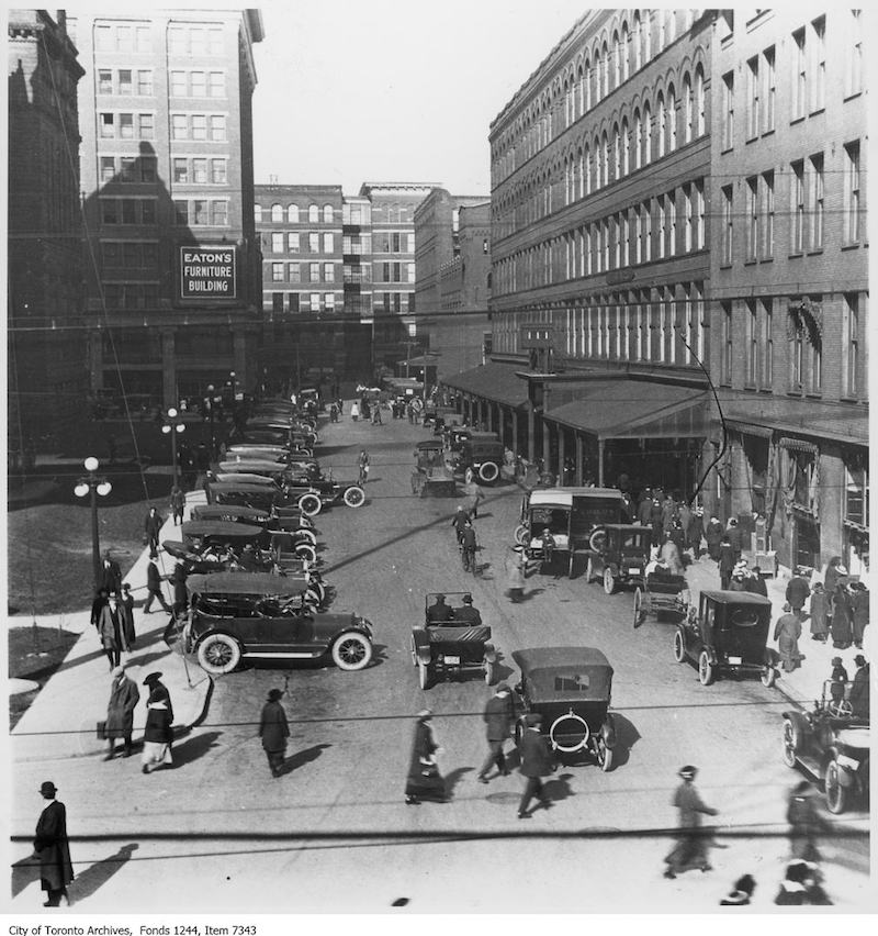 1924 - James Street, looking north from Queen Street West