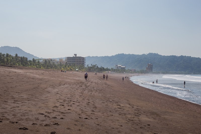 Beach at Croc's Resort and Casino in Jaco, Costa Rica