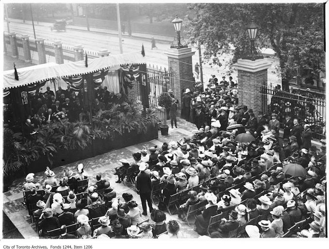 1913 - June 18 - Opening ceremonies for Toronto General Hospital