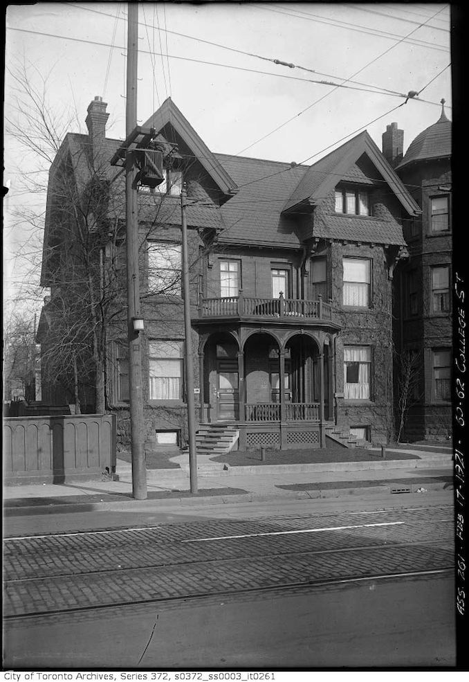 1921 - February 17 - 1921 - 60-62 College Street — Terauley Street Extension