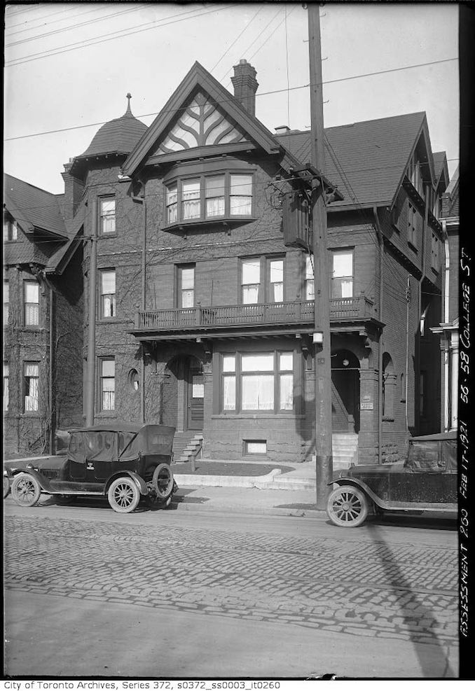 1921 - February 17 - 56-58 College Street — Terauley Street Extension