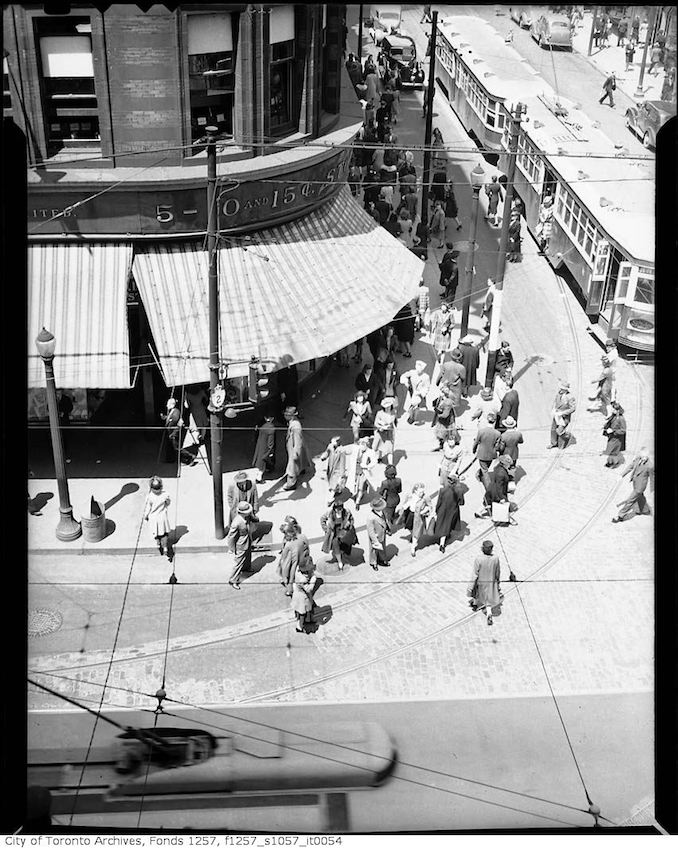 1930? - Yonge Street and Queen Street West