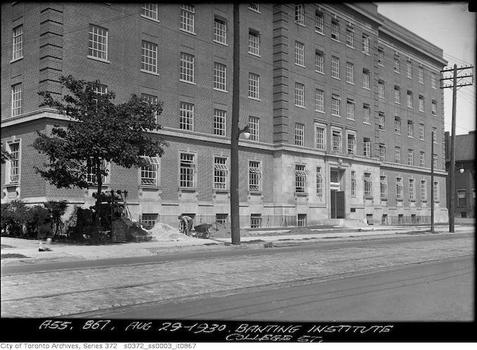 1930 - aug 28- Banting Institute, College Street — Widening