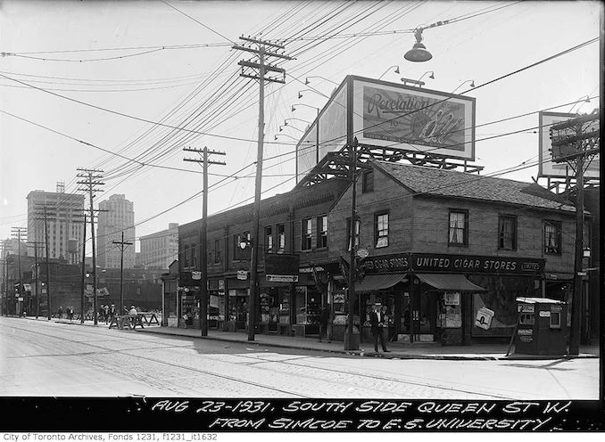 1931 - Aug 23 - Southeast corner of Queen Street and University Avenue