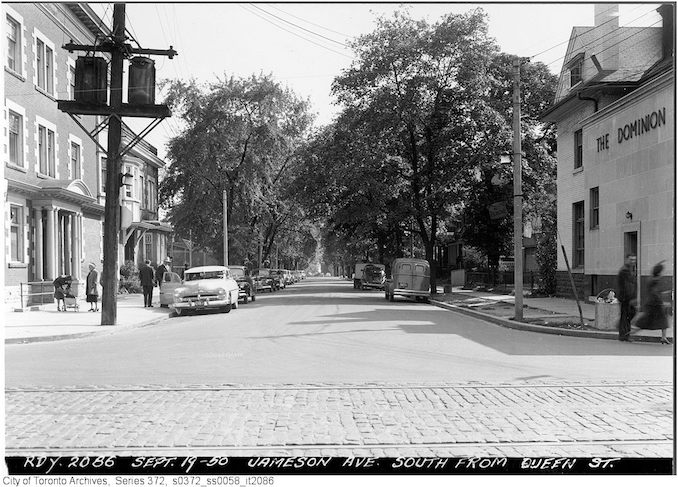 1950 - Sept 19 - Jameson Avenue south from Queen Street