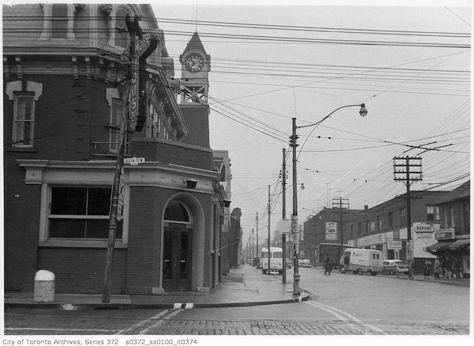 1958 - Oct 23 - Ossington Avenue and Queen Street West