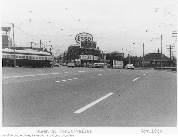 1959 - Queen Street at Roncesvalles