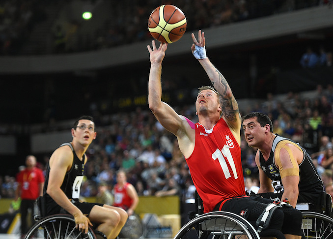 Invictus Games wheelchair basketball