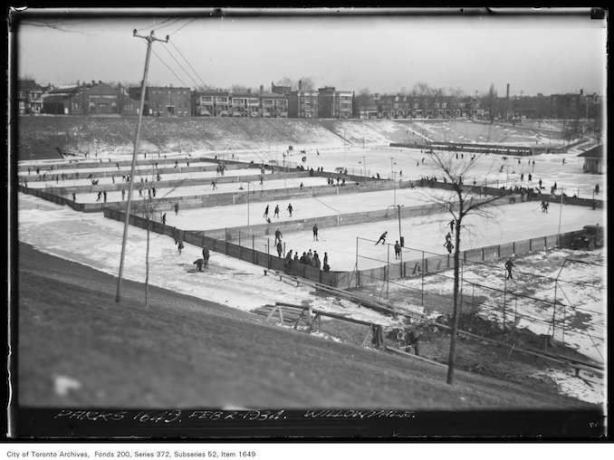 1934 - February 2nd - Willowvale Park - Hockey rinks