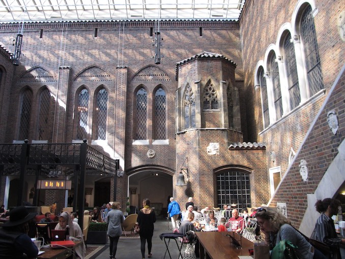 More from Day 2, a highlight of the DIA is the Medieval Kresge Courtyard cafe.