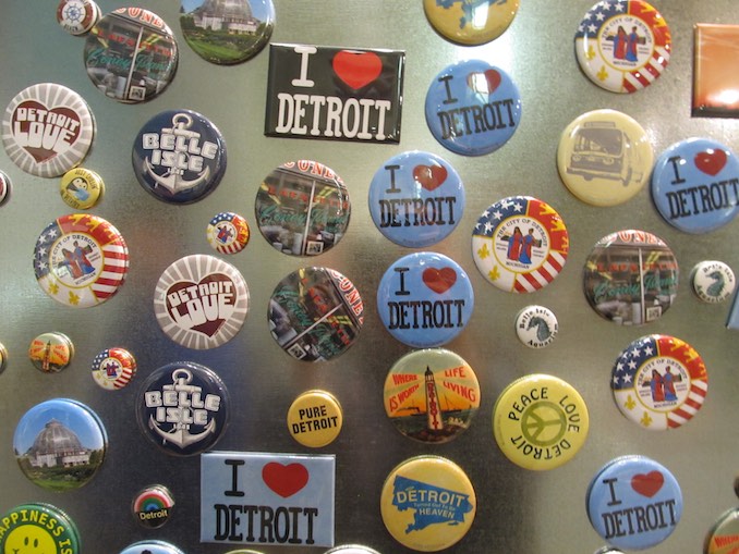 Pure Detroit has four locations, the perfect store to pickup fun souvenirs.