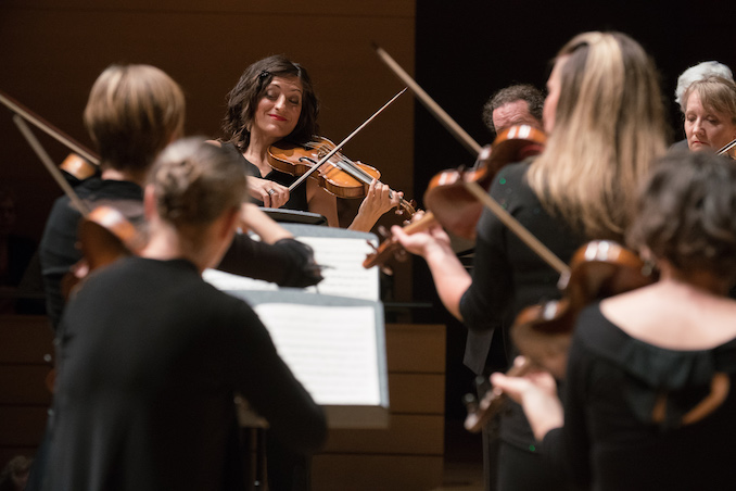 Elisa Citterio and members of Tafelmusik perform in A Joyous Welcome - Photo: Jeff Higgins