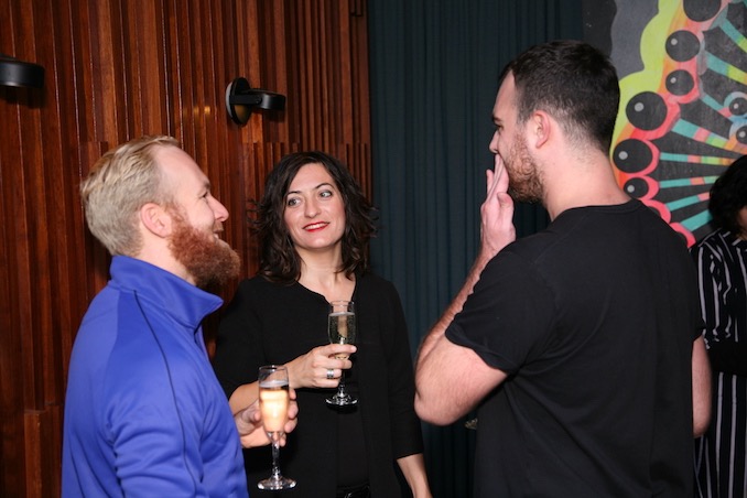 Elisa Citterio with guests at a private dinner held at The Drake Hotel