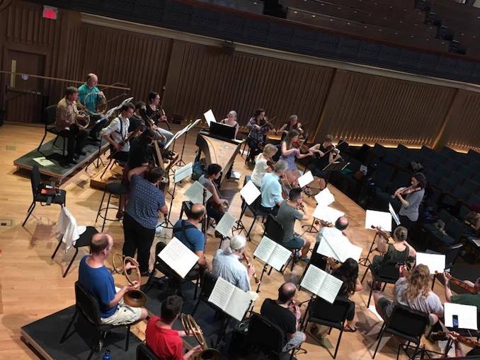 Tafelmusik rehearses for A Joyous Welcome