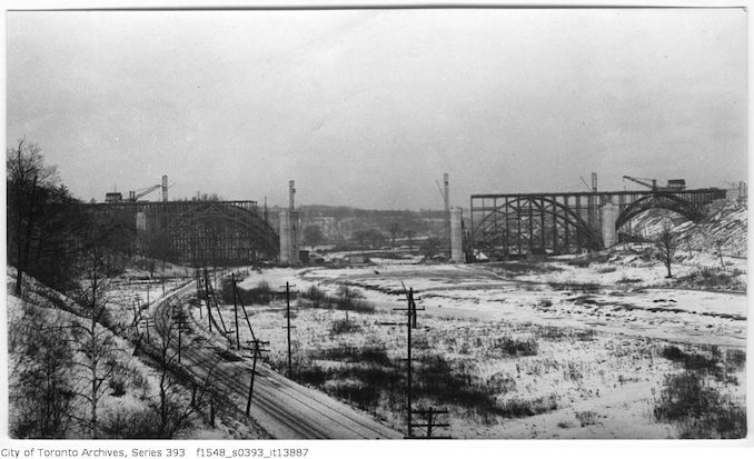 1916 - December 31 - Bloor Street Viaduct, complete view