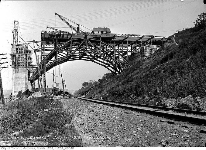 1916 - July 11 - Bloor Viaduct, Don Section