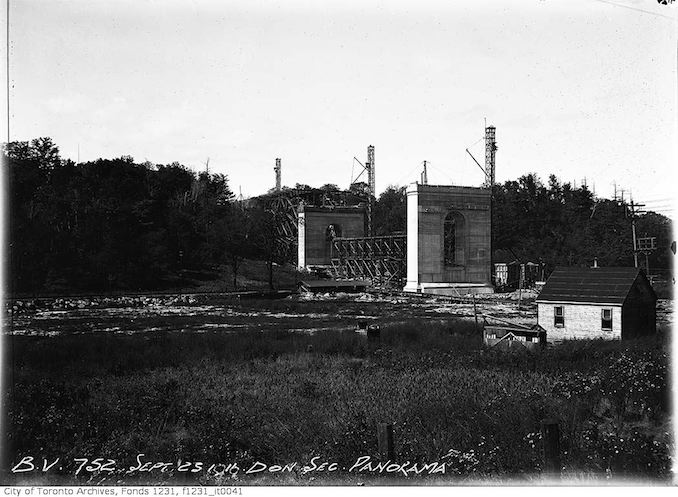 1916 - September 25 - Bloor Viaduct, Don Section, Pan