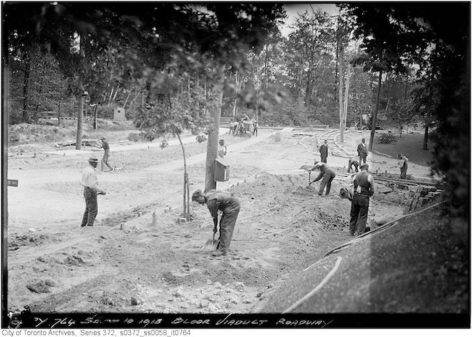 1918 - September 10 - Bloor Viaduct Roadway