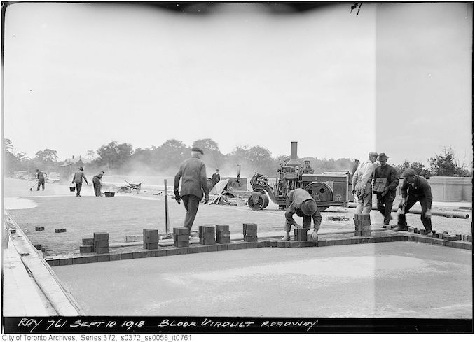 1918 - September 10 - Bloor Viaduct Roadway