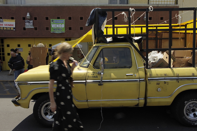 In Roma, Mexico City, where I researched my novel (photo taken by Natalie Matutschovsky).