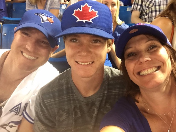 Blue Jays - at a Blue Jays game with my boyfriend Michael and his son Cameron. A special day as a good friends daughter sang the National Anthem!